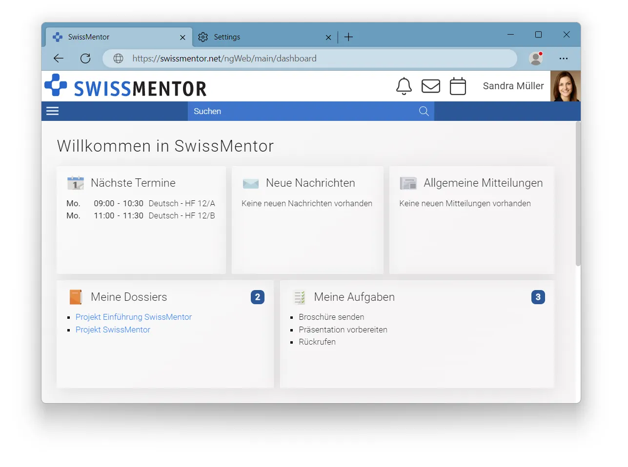 Modules SwissMentor